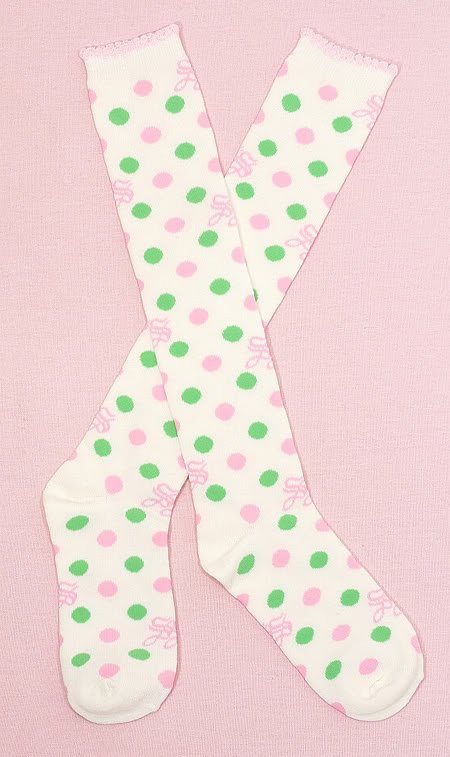 Polka Dots Sweet Lolita Knee Socks